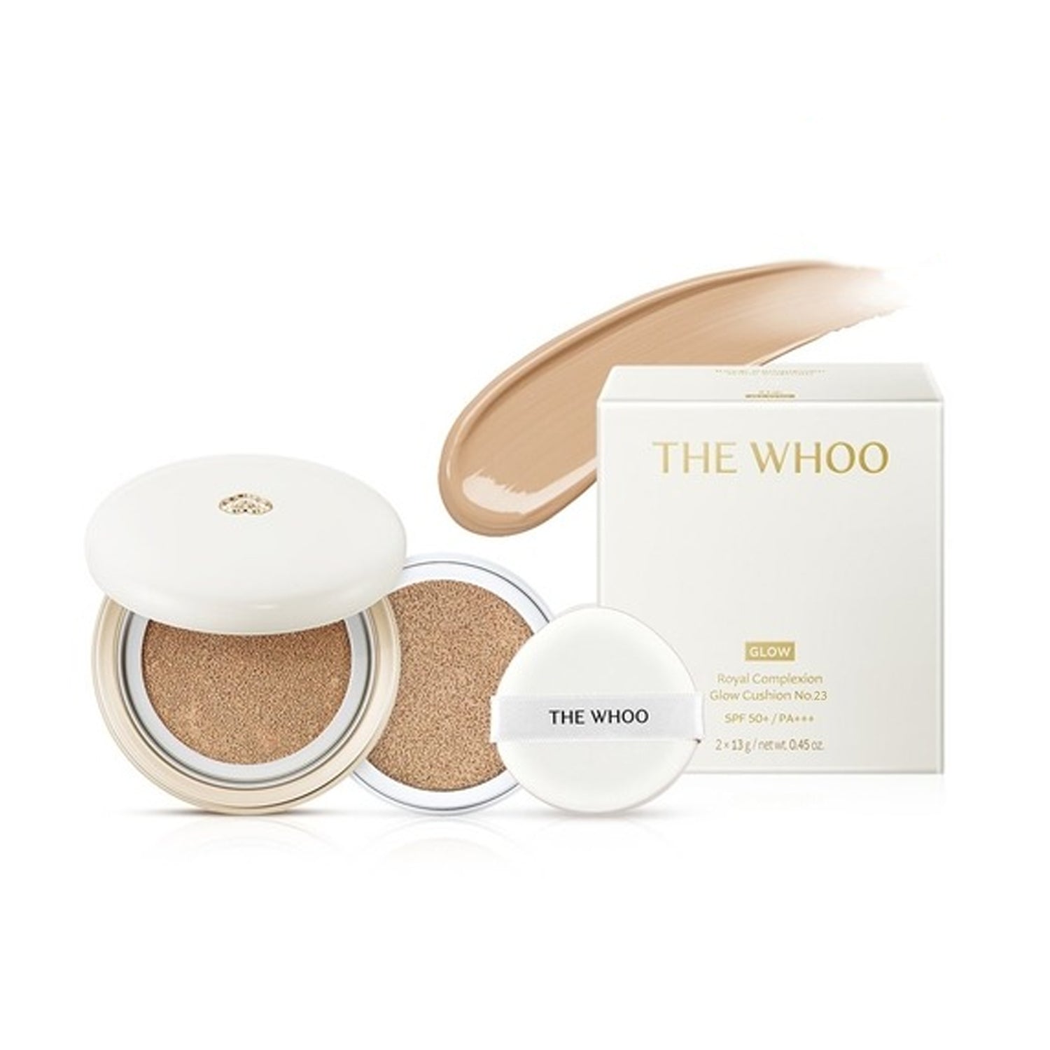 THE WHOO Royal Complexion Glow Cushion + Refill Set (2 Colors)