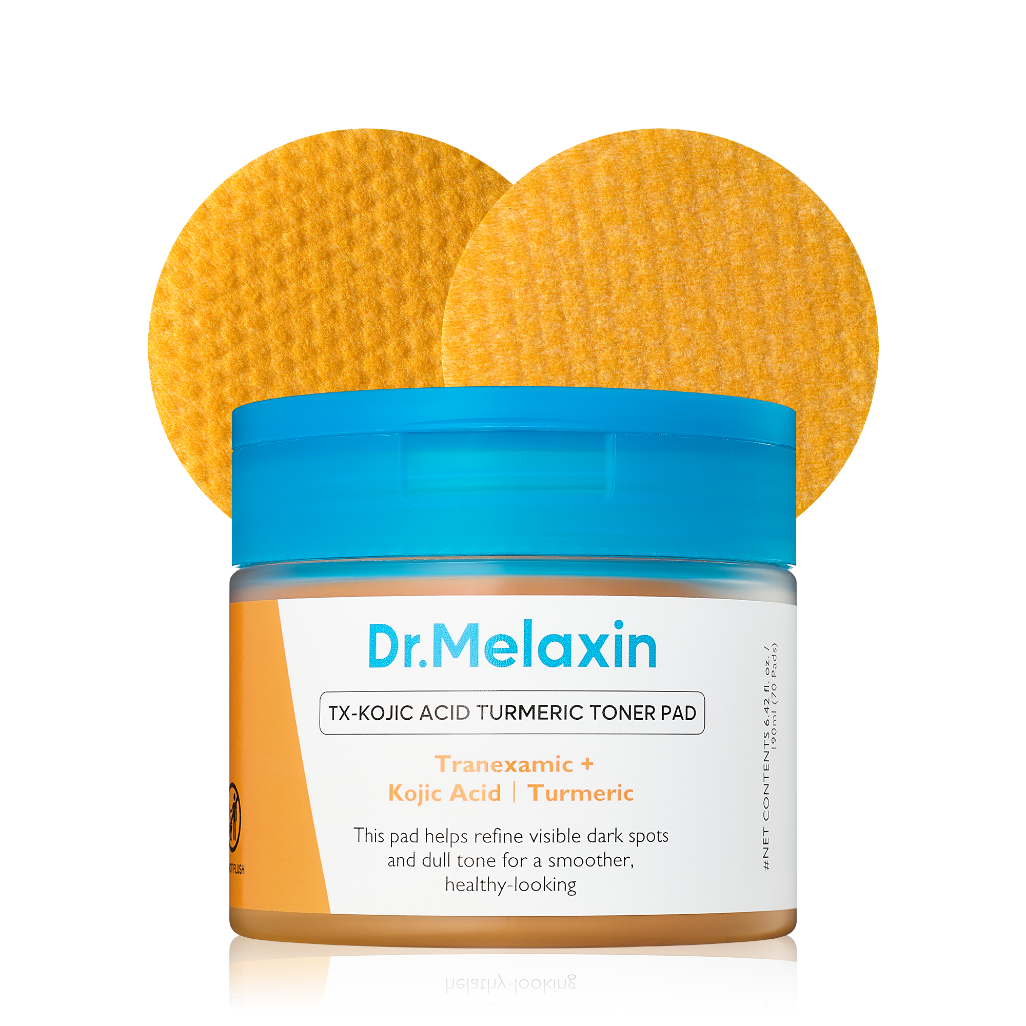Dr.Melaxin TX-Kojic Acid Turmeric Toner Pad 190ml 70pads