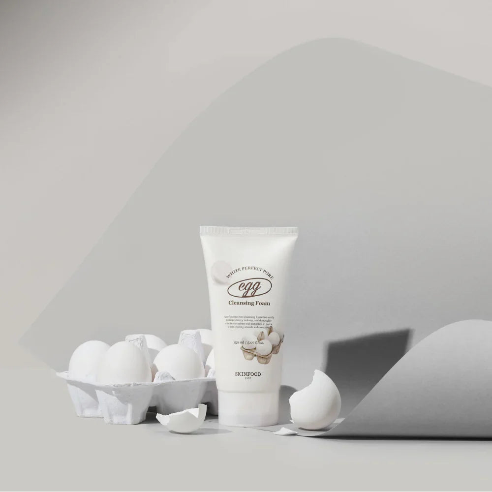 (Mhark) SKINFOOD Egg White Perfect Pore Cleansing Foam 150ml - DODOSKIN