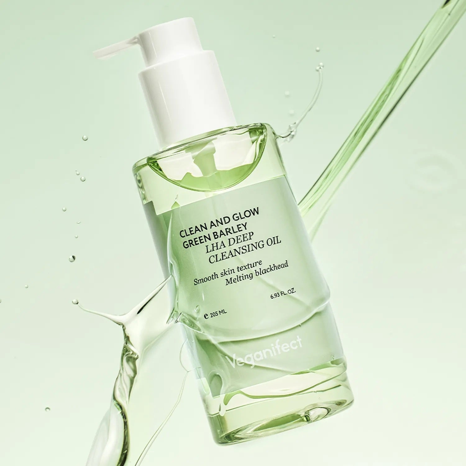 Veganifect Clean And Glow Green Barley LHA Deep Cleansing Oil 205ml