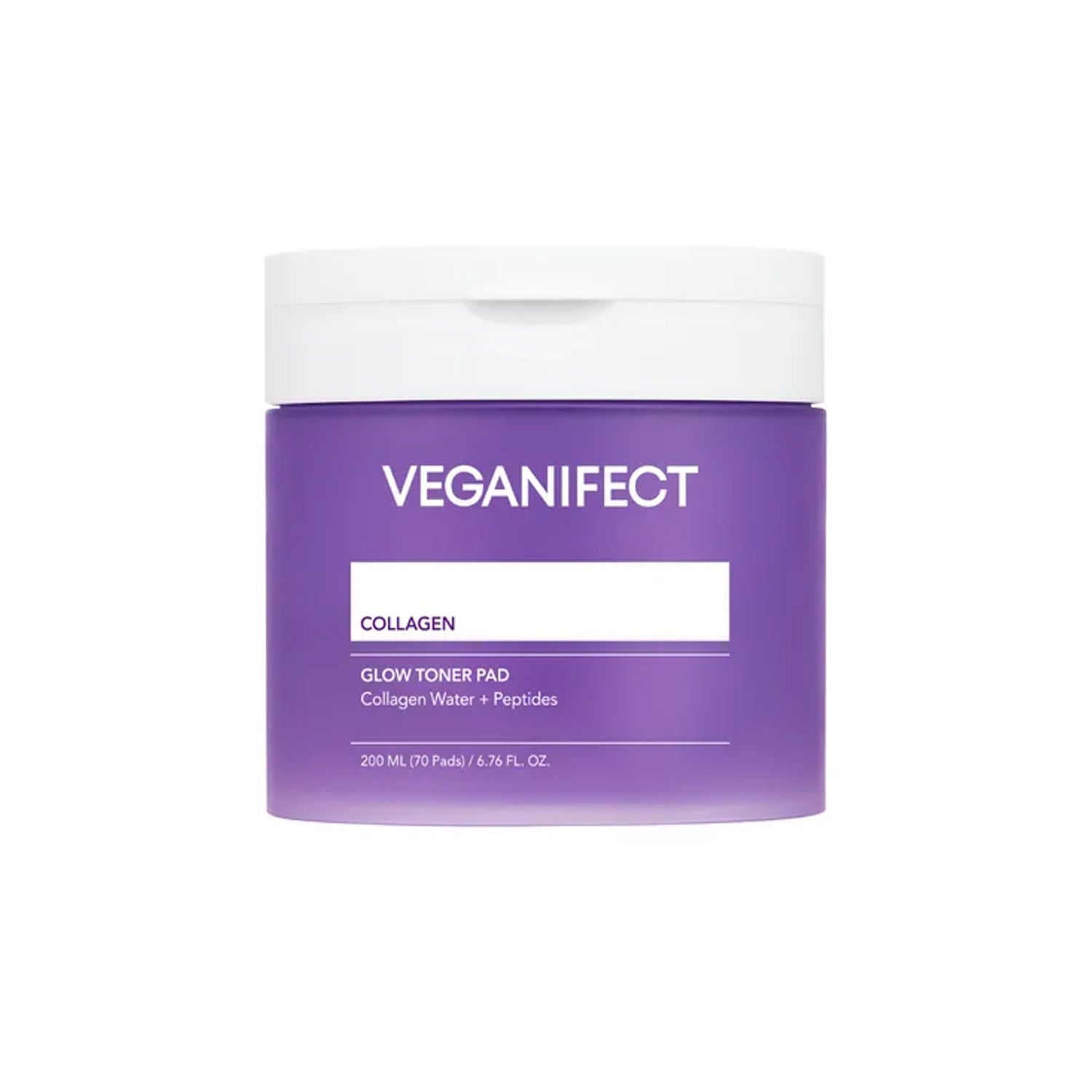 Veganifect Collagen Glow Toner Pad (70 pads)