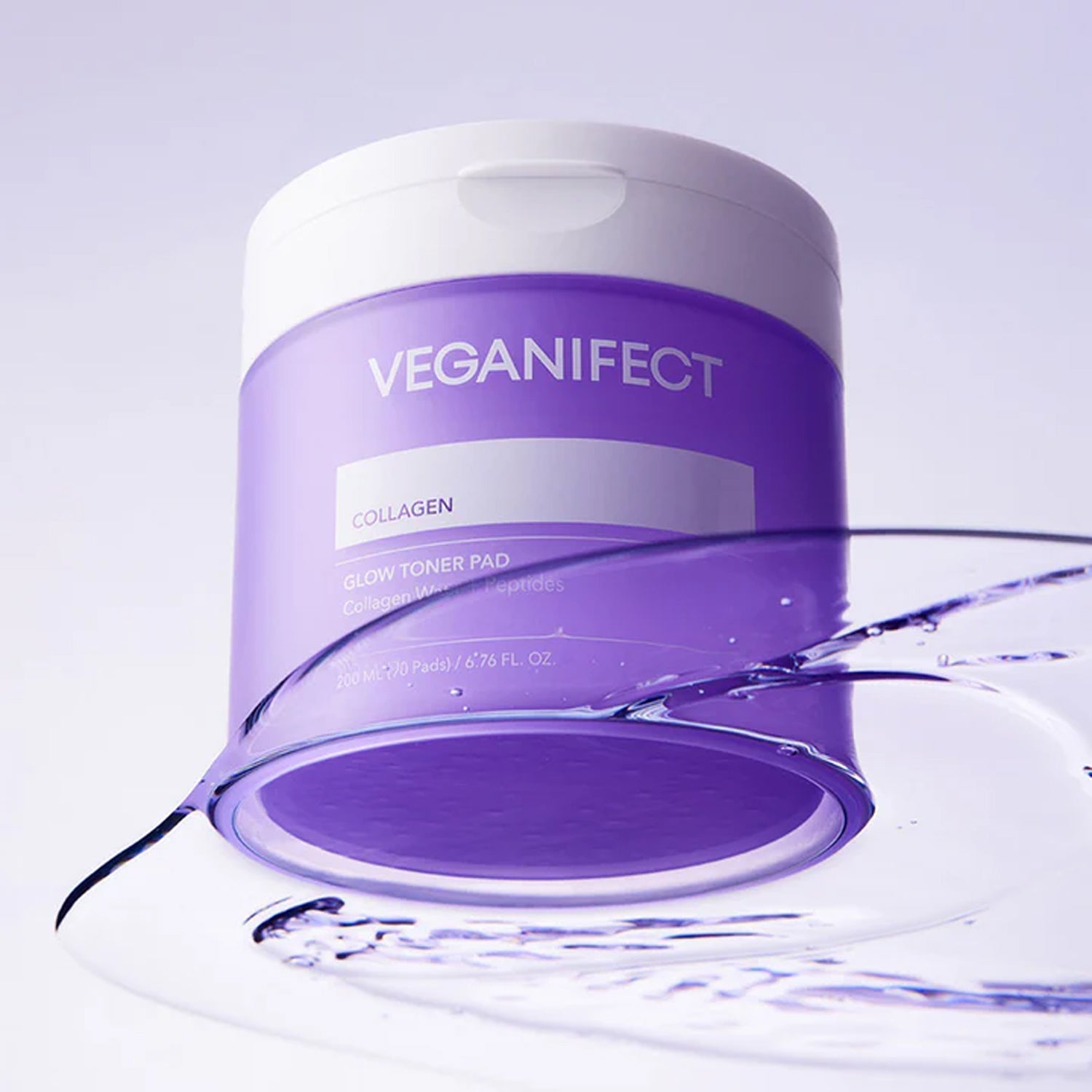 Veganifect Collagen Glow Toner Pad (70 pads)