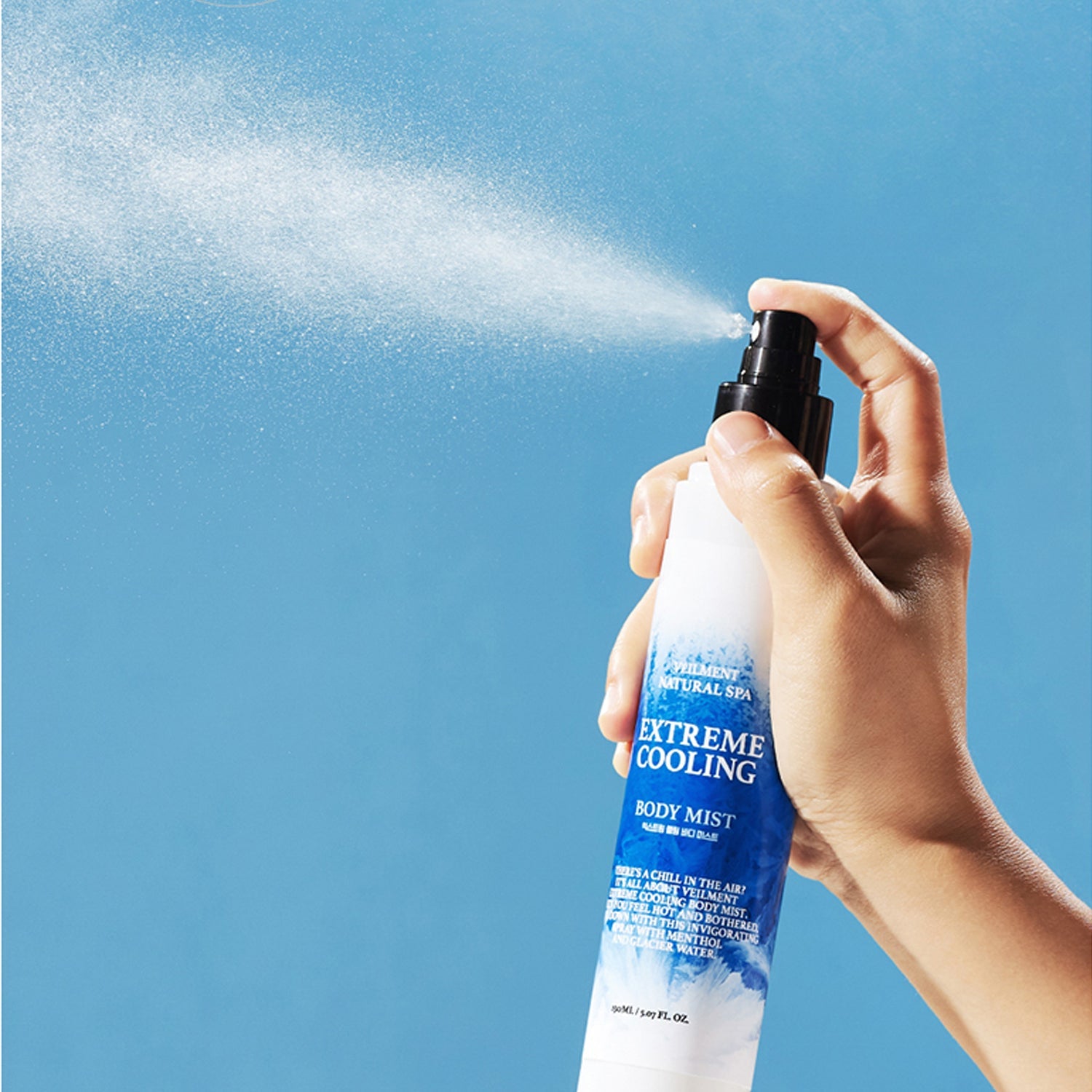 Veilment Natural Spa Extreme Cooling Body Mist 150ml × 2
