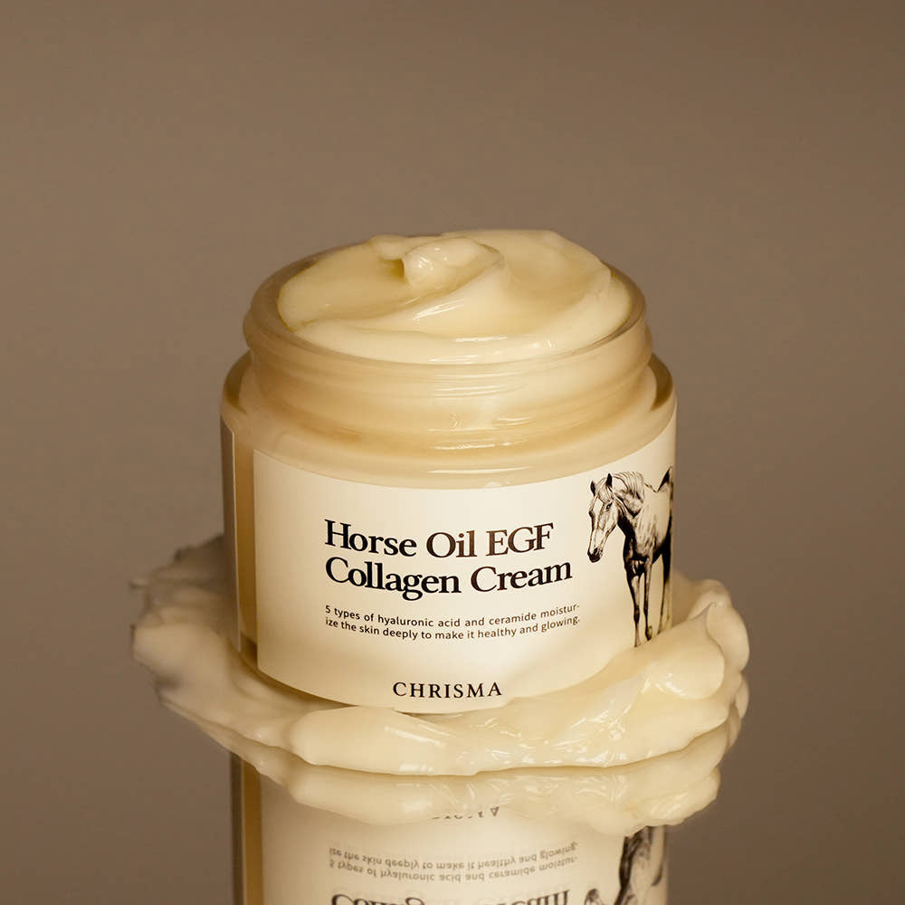 CHRISMA Horse Oil EGF Collagen Cream 70g