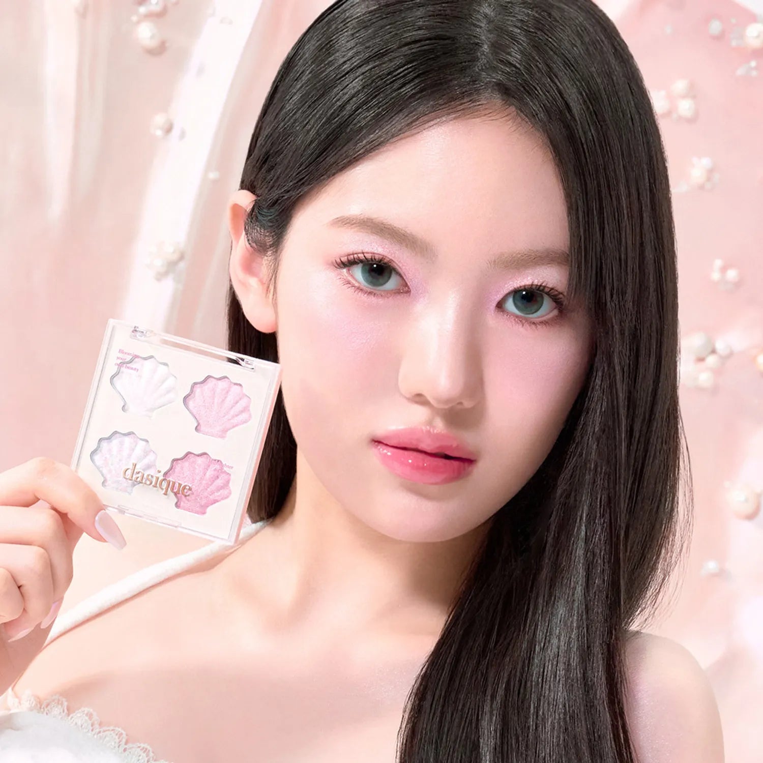 dasique Shine Glow Highlighter Palette 5.5g 01 Twinkle Mermaid (Mermaid Edition)