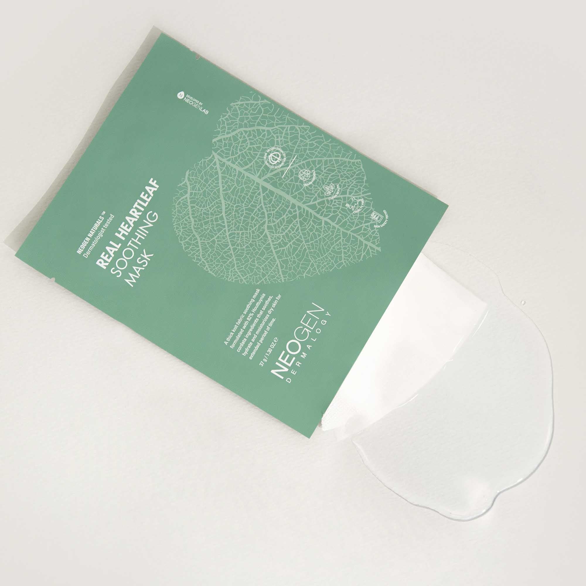 NEOGEN Dermalogy Real Heartleaf Soothing Mask 5ea - DODOSKIN