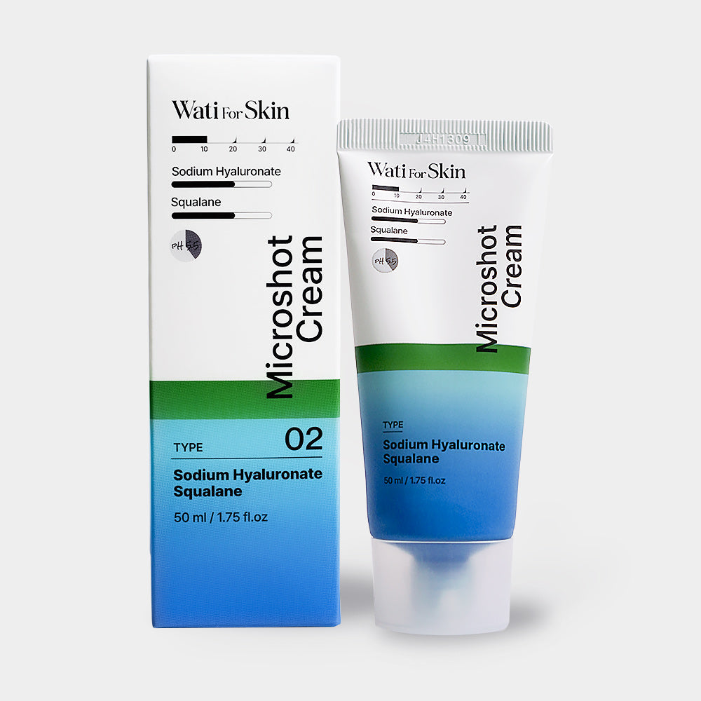 Wati For Skin Sodium Hyaluronate Squalane Microshot Cream 50ml