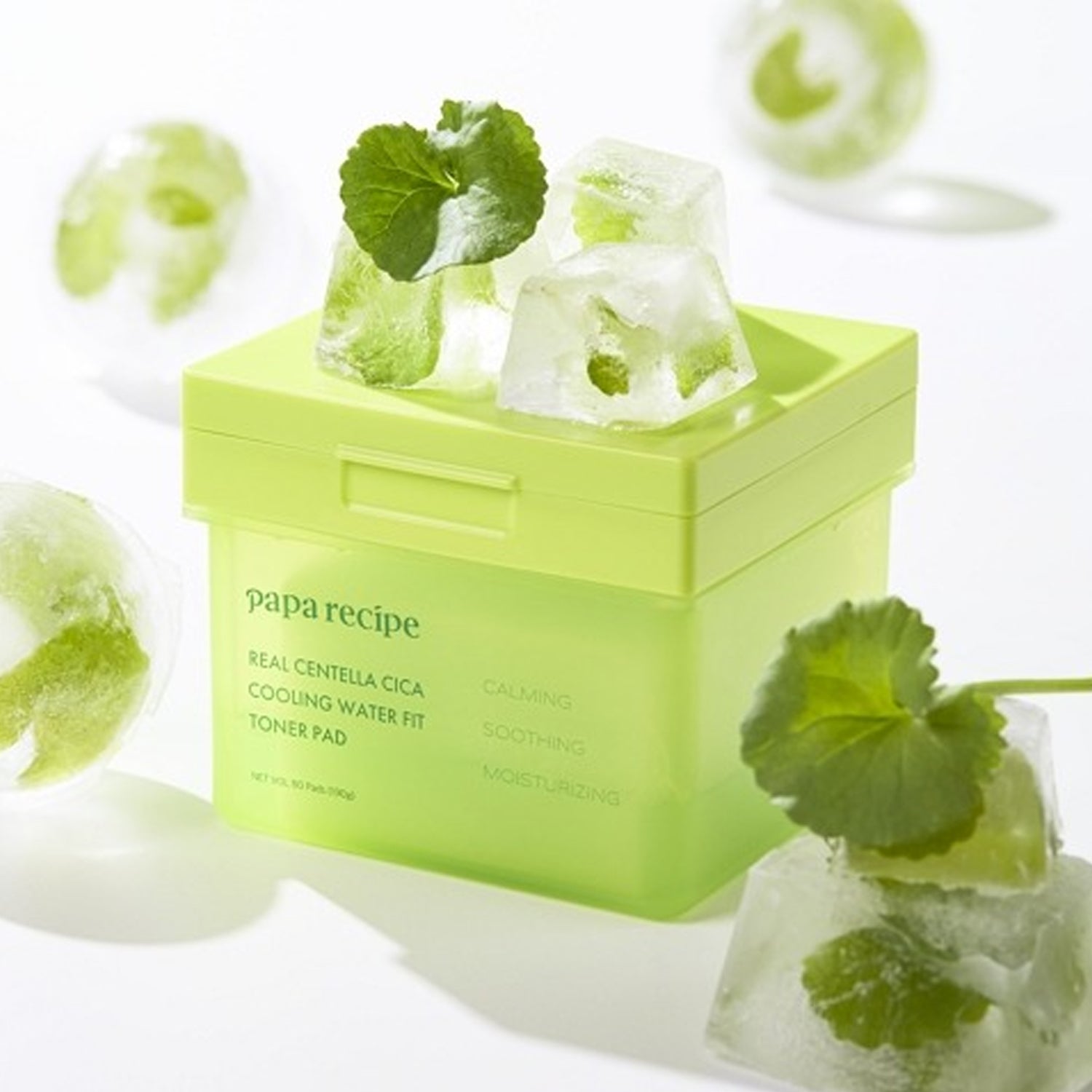 papa recipe Real Centella Cica Cooling Water Fit Toner Pad 80ea