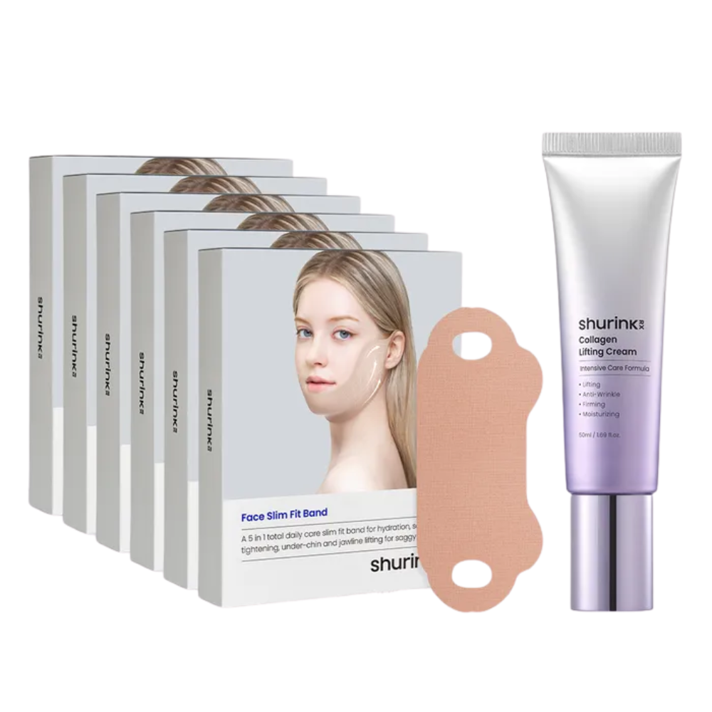 shurink RX Face Slim Fit Band 30 Sheets (5 Sheets × 6 Packs)