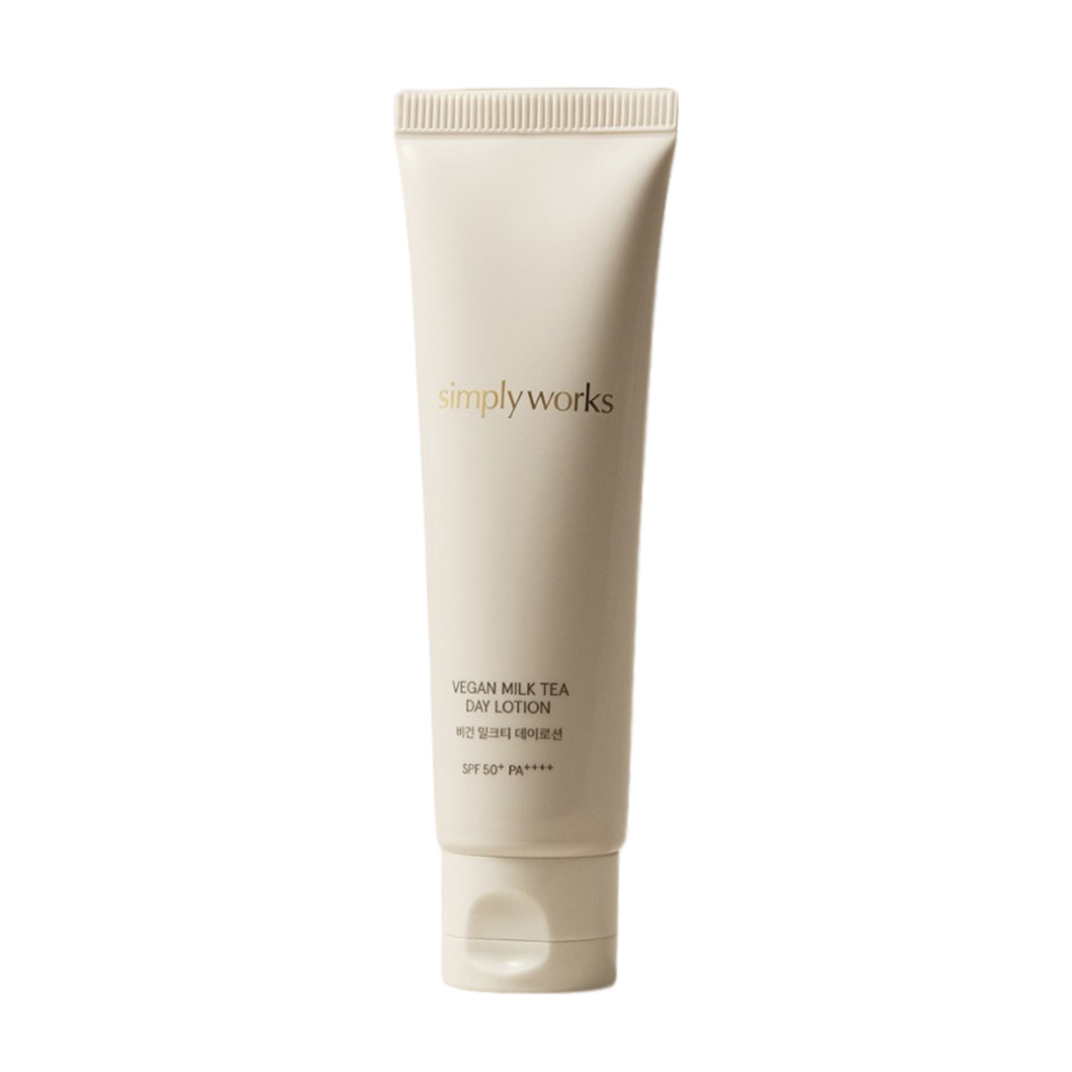 simply works Vegan Milk Tea Day Lotion SPF 50+ PA++++