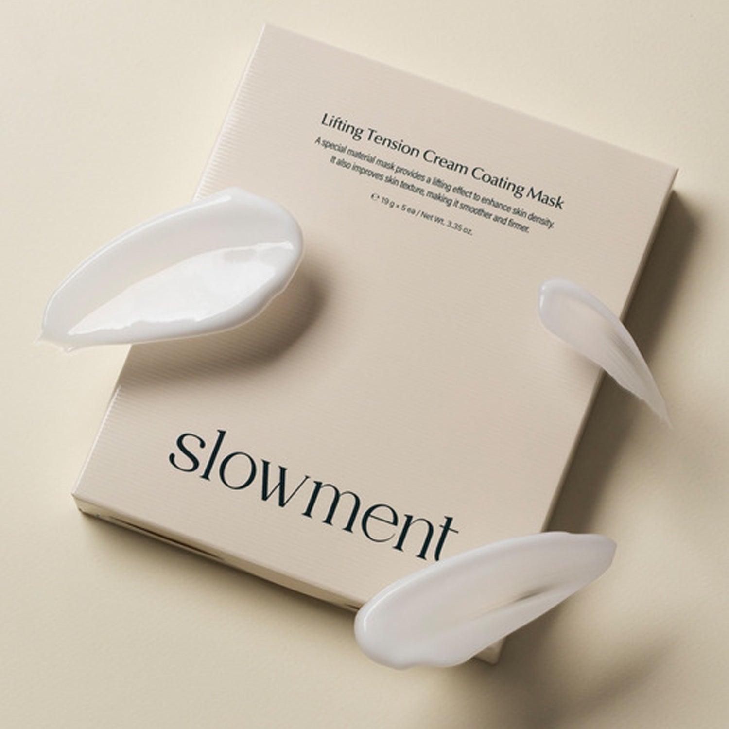 slowment Lifting Tension Cream Coating Mask 5 Sheets