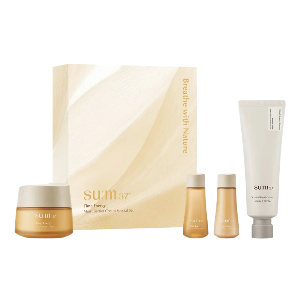 su:m37 Time Energy Moist Barrier Cream 80ml Set