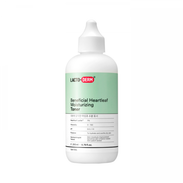 (Mhark) Lactoderm Beneficial Heartleaf Moisturizing Toner 200ml - DODOSKIN